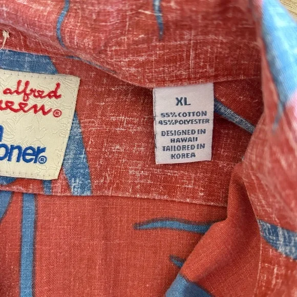 Reyn Spooner Men's Shirt in Red and Blue - Picture 2 of 3